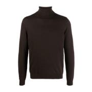 Bruine Sweater Collectie Zanone , Brown , Heren
