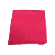 Pre-owned Silk scarves Dior Vintage , Pink , Dames