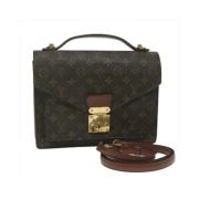 Pre-owned Canvas louis-vuitton-bags Louis Vuitton Vintage , Brown , Da...