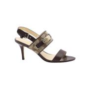 Pre-owned Leather heels Coach Pre-owned , Brown , Dames