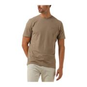 Bruine Tales T-shirt Polo Hugo Boss , Brown , Heren