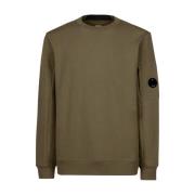 Militair Groene Diagonal Raised Fleece Sweatshirt C.p. Company , Green...