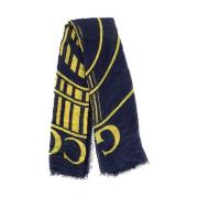 Pre-owned Fabric scarves Gucci Vintage , Blue , Heren
