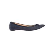 Pre-owned Fabric flats Christian Louboutin Pre-owned , Blue , Dames