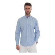 Casual Button-Down Shirt met Tegelprint Harmont & Blaine , Blue , Here...