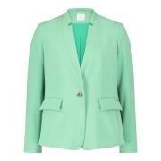 Elegante korte blazer met zakken Betty & Co , Green , Dames