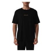 Relaxed Fit Katoenen T-shirt The Silted Company , Black , Heren