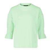 Flowy Trompetmouw Sweatshirt Betty Barclay , Green , Dames