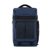 Blauwe Bucket Bag & Rugzak met LED Piquadro , Blue , Heren