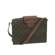 Pre-owned Canvas louis-vuitton-bags Louis Vuitton Vintage , Brown , Da...