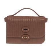 Rosa Handtas Ellastampa Malva Aw23 Zanellato , Brown , Dames