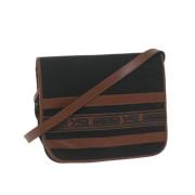 Pre-owned Cotton shoulder-bags Yves Saint Laurent Vintage , Black , Da...