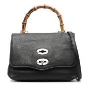 Daily Bamboo Tote Bag Zanellato , Black , Dames