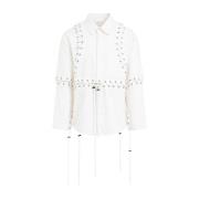 Witte Deconstructed Gehaakte Katoenen Overhemd Craig Green , White , H...