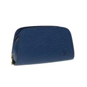 Pre-owned Leather louis-vuitton-bags Louis Vuitton Vintage , Blue , Da...