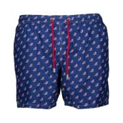 Ultralight Zwemshorts Donkerblauw MC2 Saint Barth , Blue , Heren