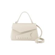 Pre-owned Leather handbags Maison Margiela Pre-owned , Beige , Dames