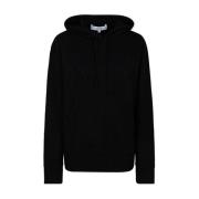 Zwarte Logo Hoodie Geborduurd Voorzijde JW Anderson , Black , Heren