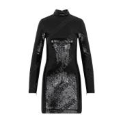 Zwarte Coltrui Jurk Aw23 Balenciaga , Black , Dames