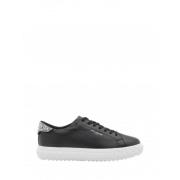 Zwarte Sneakers met Kristalversiering Michael Kors , Black , Dames