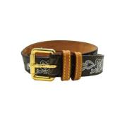 Pre-owned Cotton belts Louis Vuitton Vintage , Brown , Dames