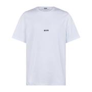 T-Shirts Msgm , White , Heren