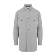 Kaviaar Grijs Katoenen Overhemd Maison Margiela , Gray , Heren