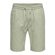 Ultiem Comfort Bermuda Shorts Only & Sons , Gray , Heren