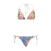 Bloemen Multicolor Bikini Zwemkleding Zimmermann , Multicolor , Dames