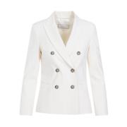 Beige Double-Breasted Jacket Peserico , Beige , Dames