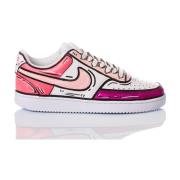 Handgemaakte Roze Sneakers voor Vrouwen Nike , Multicolor , Dames