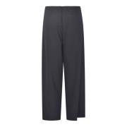 Midnight Blue Wide Leg Trousers Philosophy di Lorenzo Serafini , Blue ...