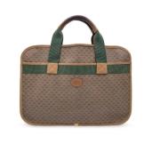 Pre-owned Leather gucci-bags Gucci Vintage , Brown , Dames