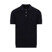 Blauw Gestreept Katoenen Poloshirt Dunhill , Blue , Heren