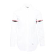 Witte Oxford Overhemd Klassieke Stijl Thom Browne , White , Heren