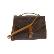 Pre-owned Canvas handbags Louis Vuitton Vintage , Brown , Dames