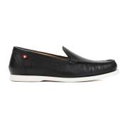 Zwarte Leren Loafers Nadim Mocassin Bally , Black , Heren