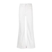 Blauwe Jeans Aw23 Damesmode Mother , White , Dames