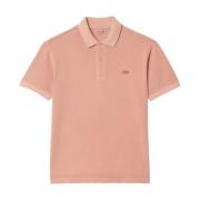 Unieke Roze Polo Shirt Lacoste , Pink , Heren