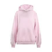Roze & Paarse Hoodie Sweatshirt Ss24 Balenciaga , Pink , Dames