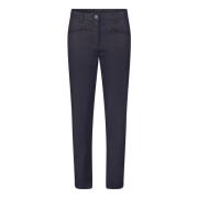 Slim Fit Broek met Ritszakken Betty Barclay , Blue , Dames