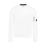 Witte Crewneck Sweatshirt Ss24 C.p. Company , White , Heren