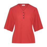 Stijlvolle Ava Top in Rood Jane Lushka , Red , Dames