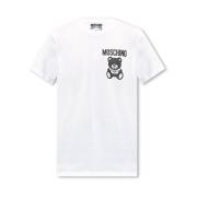 Stijlvolle T-shirts voor Mannen en Vrouwen Moschino , White , Heren