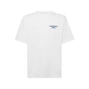 Premium Katoenen Crew Neck T-Shirt Carhartt Wip , White , Heren