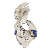Chic Scarves Collection Burberry , White , Unisex