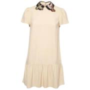 Pre-owned Fabric dresses Valentino Vintage , Beige , Dames