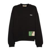 Zwarte Sweater Collectie Msgm , Black , Dames