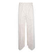 Sporty Gebe Broek Max Mara , White , Dames