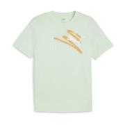 Essential Logo Heren T-shirt Puma , Green , Heren